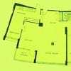 'B' unit floor plan